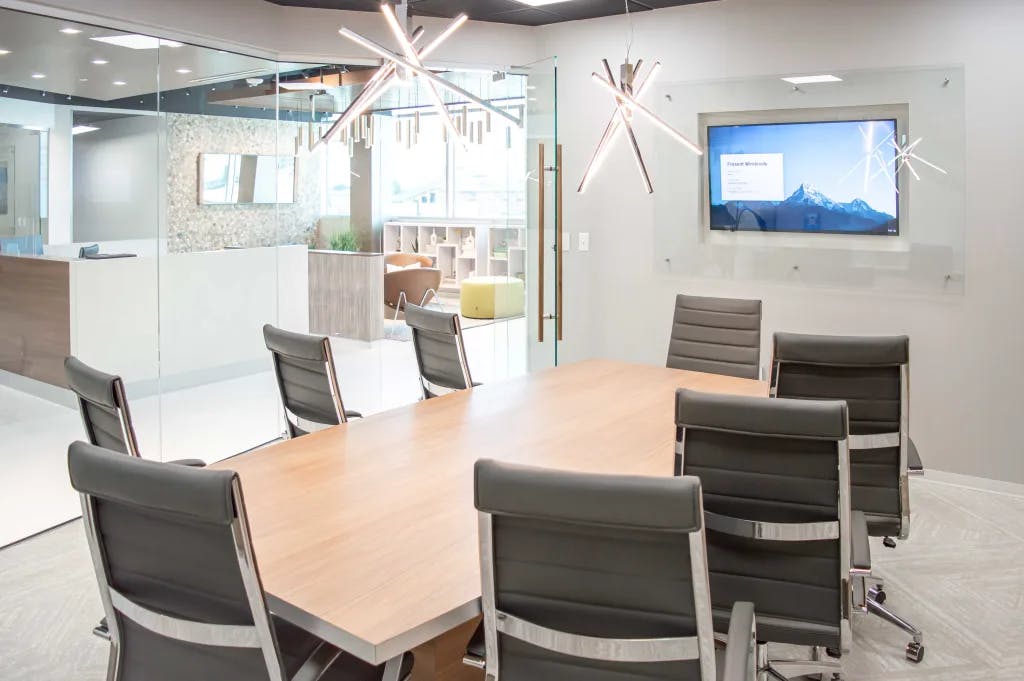 The Becket Boardroom at Lucid Private Offices