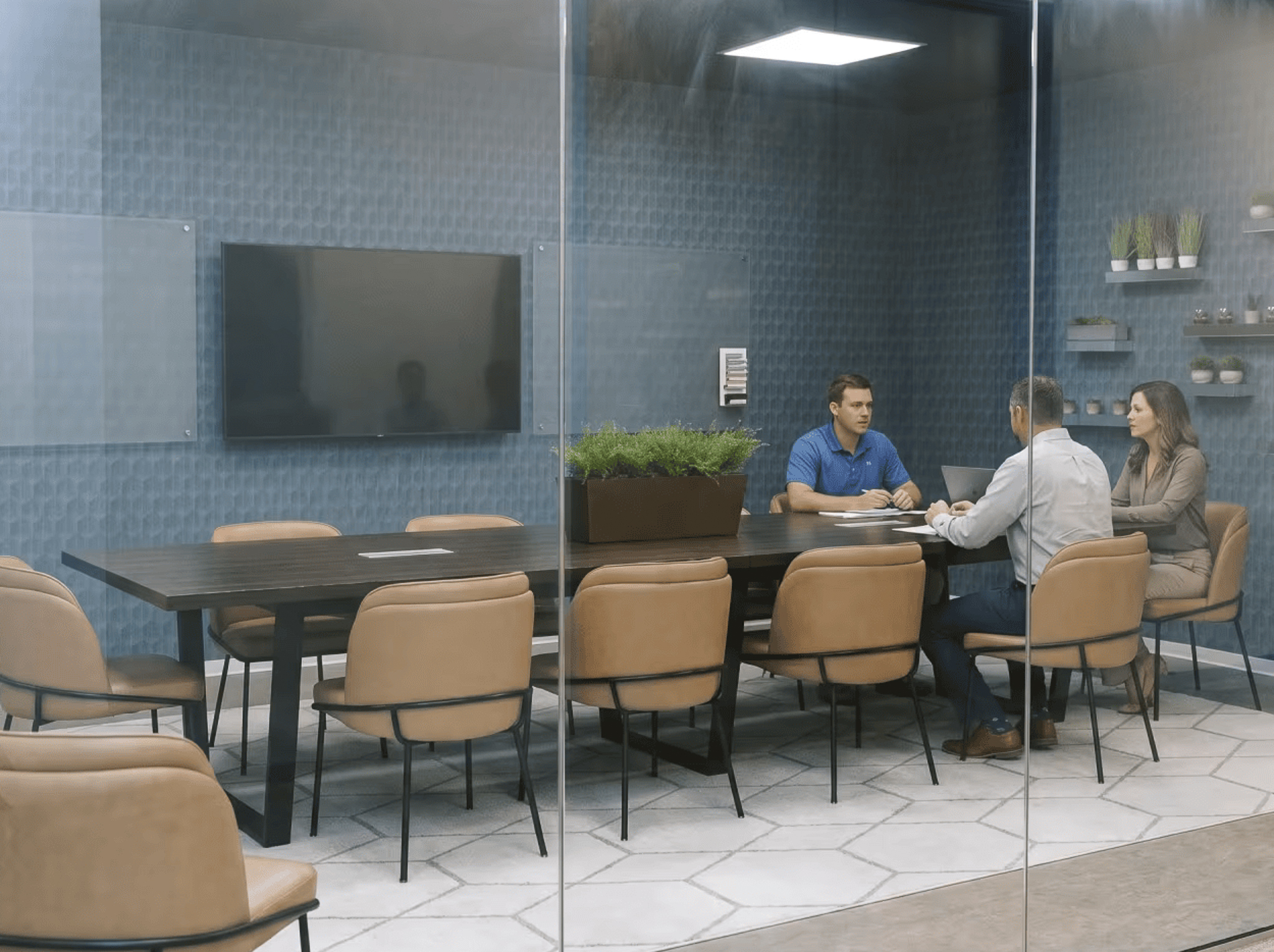 People meeting inside a conference room