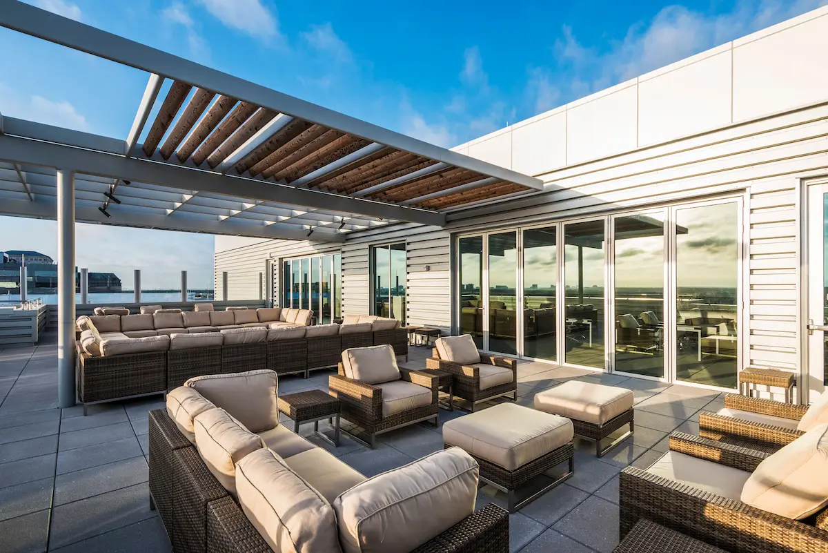 Rooftop Terrace of Lucid Private Offices - Addison / North Tollway